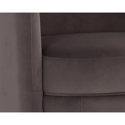 Gilley Fabric Swivel Lounge Chair - LOOMLAN - SUNPAN - Club Chairs