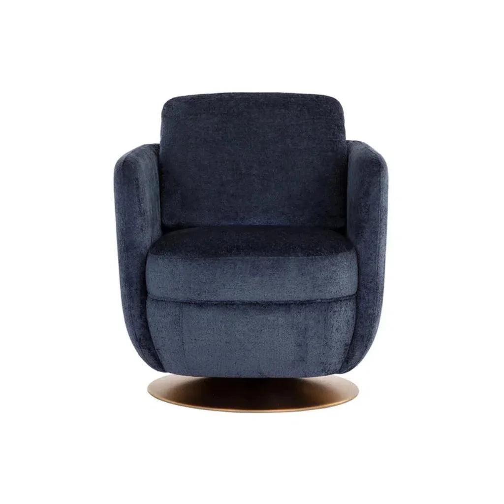 Gilley Fabric Swivel Lounge Chair - LOOMLAN - SUNPAN - Club Chairs