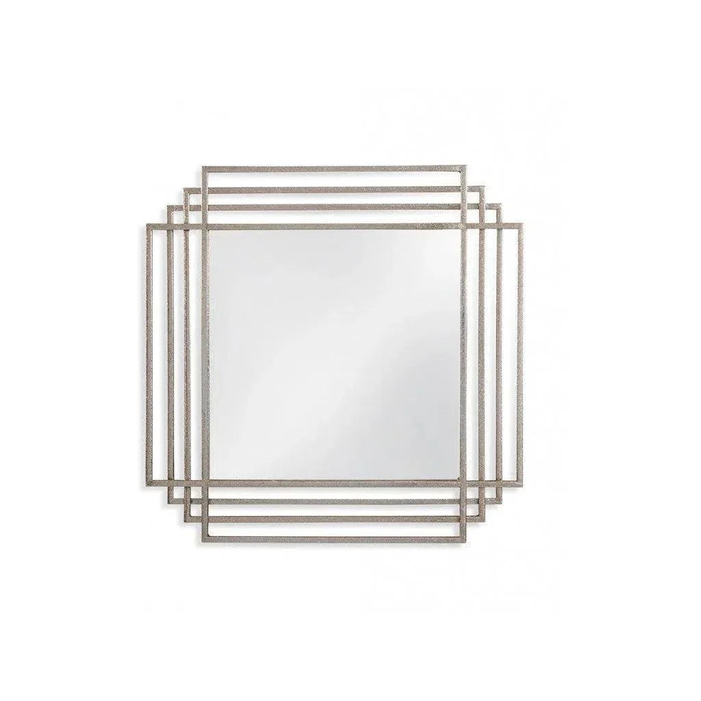 Gillis Metal Gold Vertical Wall Mirror - LOOMLAN - Bassett Mirror - Wall Mirrors
