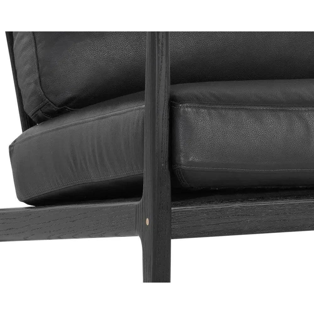 Gilmore Leather Lounge Chair - LOOMLAN - SUNPAN - Accent Chairs