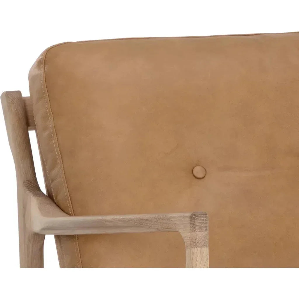 Gilmore Leather Lounge Chair - LOOMLAN - SUNPAN - Accent Chairs