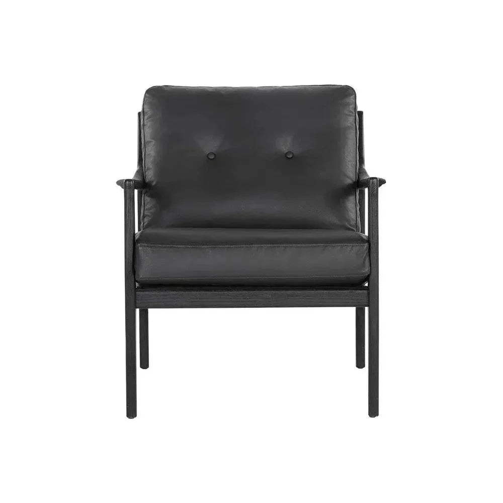 Gilmore Leather Lounge Chair - LOOMLAN - SUNPAN - Accent Chairs