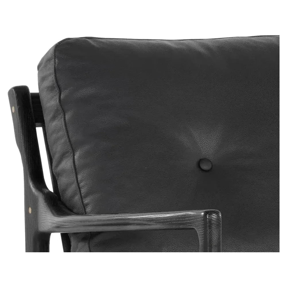 Gilmore Leather Lounge Chair - LOOMLAN - SUNPAN - Accent Chairs