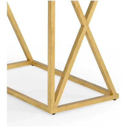 Gilt Golder Iron Made Framed Desk-Home Office Desks-Chelsea House-LOOMLAN