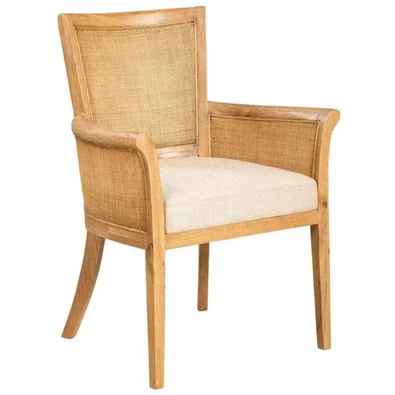 Gimble Linen Arm Chair - LOOMLAN - Furniture Classics - Accent Chairs