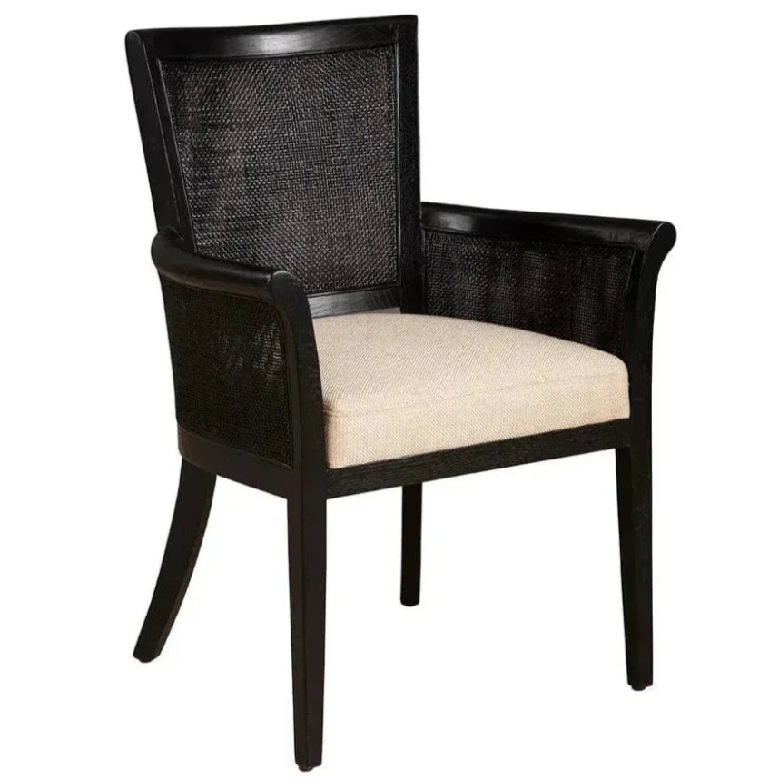Gimble Linen Arm Chair - LOOMLAN - Furniture Classics - Accent Chairs
