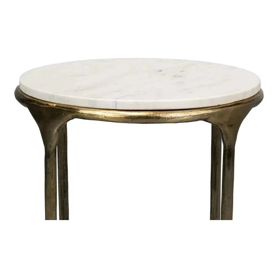 Gimlet Round End Table - LOOMLAN - Sarreid - Side Tables