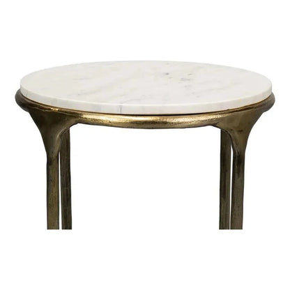 Gimlet Round End Table - LOOMLAN - Sarreid - Side Tables