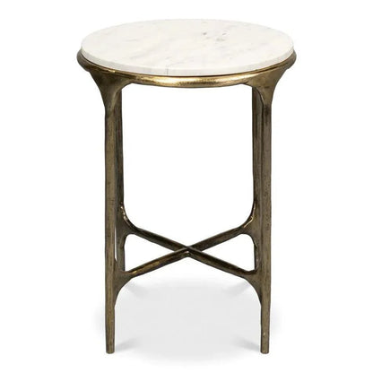 Gimlet Round End Table - LOOMLAN - Sarreid - Side Tables
