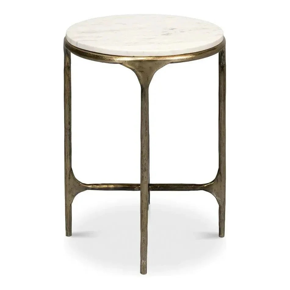 Gimlet Round End Table - LOOMLAN - Sarreid - Side Tables