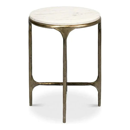 Gimlet Round End Table - LOOMLAN - Sarreid - Side Tables
