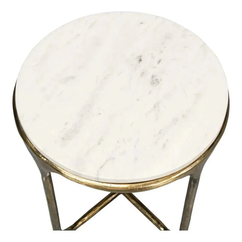 Gimlet Round End Table - LOOMLAN - Sarreid - Side Tables