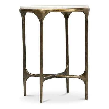 Gimlet Round End Table - LOOMLAN - Sarreid - Side Tables