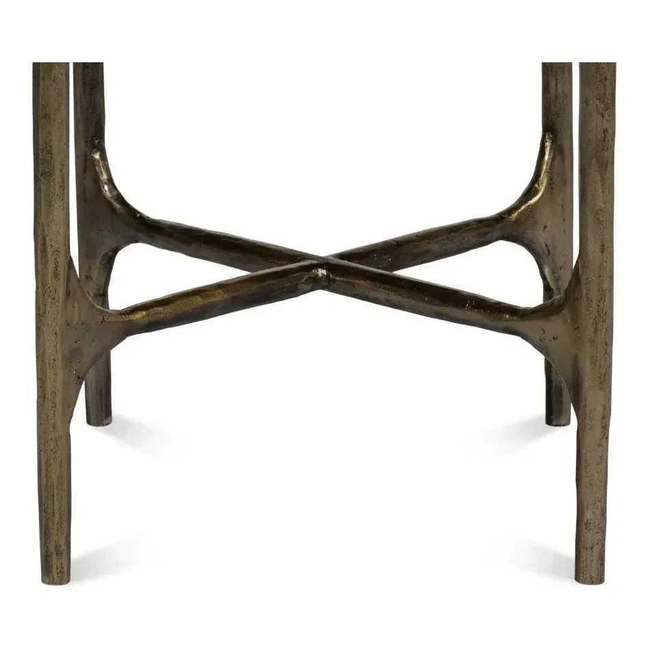 Gimlet Round End Table - LOOMLAN - Sarreid - Side Tables
