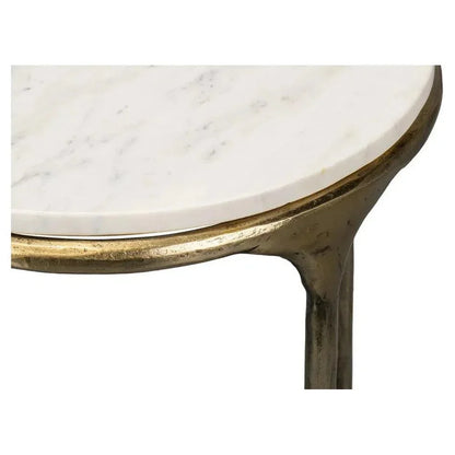 Gimlet Round End Table - LOOMLAN - Sarreid - Side Tables