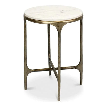 Gimlet Round End Table - LOOMLAN - Sarreid - Side Tables