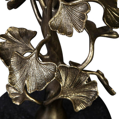 Ginkgo Granite Topped Round End Table - LOOMLAN - Furniture Classics - Side Tables