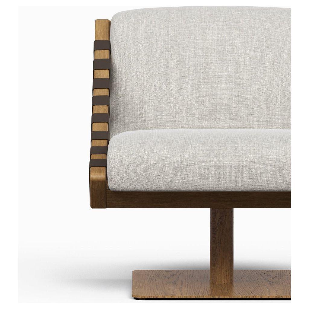 Girona Fabric Elegance Swivel Club Chair - LOOMLAN - Urbia - Club Chairs