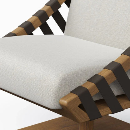 Girona Fabric Elegance Swivel Club Chair - LOOMLAN - Urbia - Club Chairs