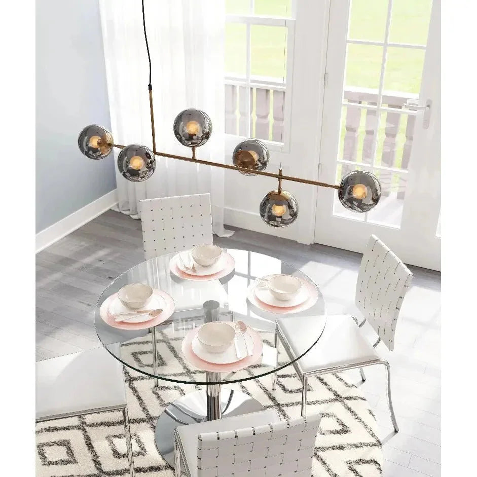 Gisela Ceiling Lamp Brass - LOOMLAN - Zuo Modern - Chandeliers