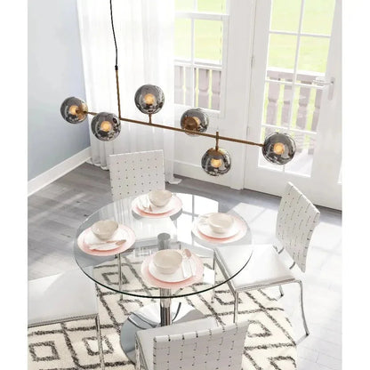 Gisela Ceiling Lamp Brass - LOOMLAN - Zuo Modern - Chandeliers