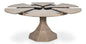 Giselle Jupe Extendable Wooden Dining Table-Dining Tables-Sarreid-Moonskin-Medium-LOOMLAN