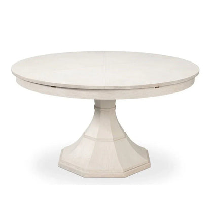 Giselle Jupe Wooden Round Dining Table-Dining Tables-Sarreid-Medium-LOOMLAN