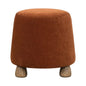Giselle Performance Fabric Round Ottoman - LOOMLAN - LH Imports - Ottomans