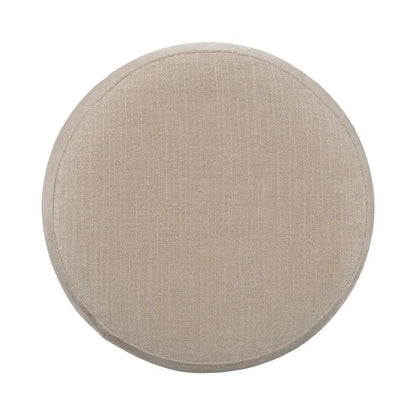 Giselle Performance Fabric Round Ottoman - LOOMLAN - LH Imports - Ottomans