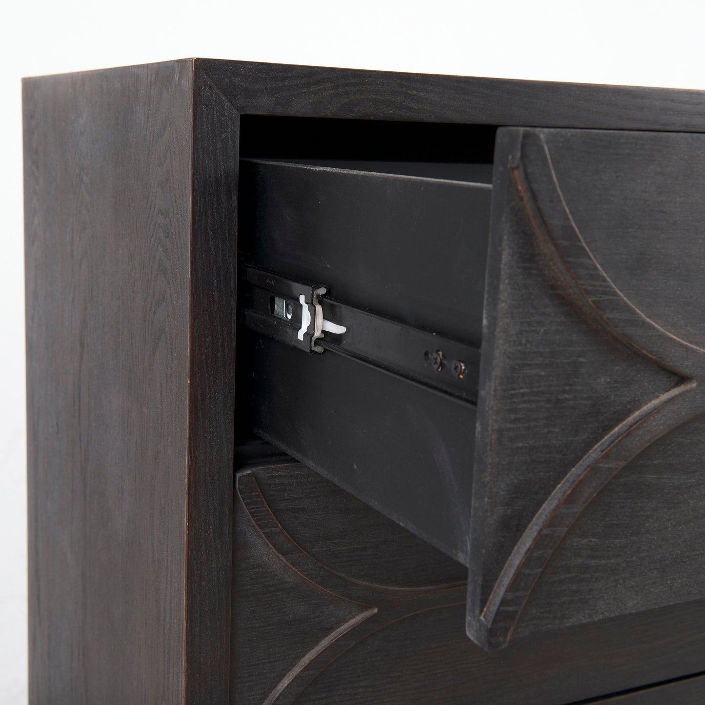 Giselle Three Drawers Wooden Accent Cabinet