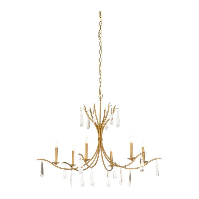 Giulia Gold Craftsmanship Chandelier - LOOMLAN - Chelsea House - Chandeliers