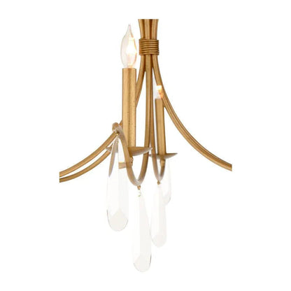 Giulia Gold Craftsmanship Chandelier - LOOMLAN - Chelsea House - Chandeliers