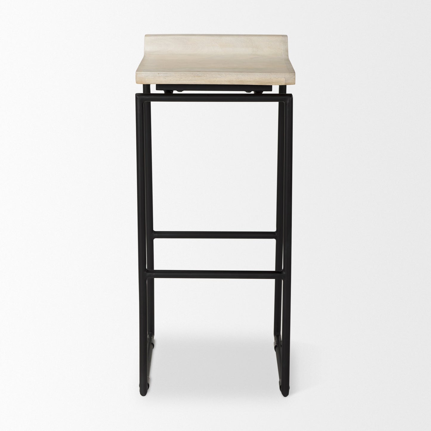 Givens Wood Top Barstool