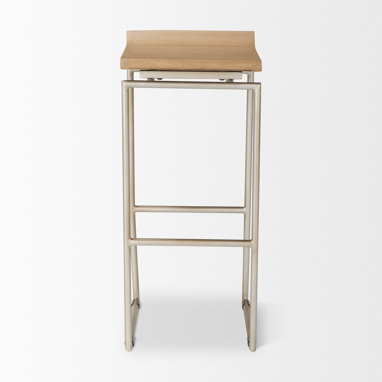 Givens Wood Top Barstool
