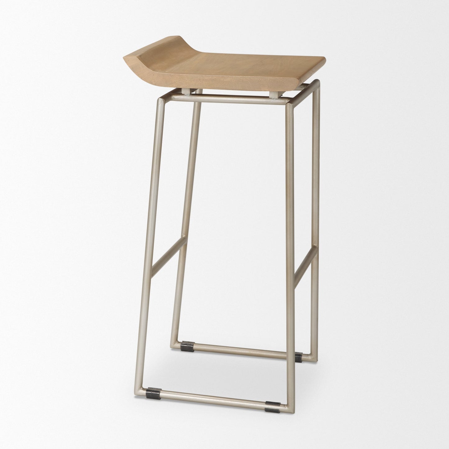 Givens Wood Top Barstool