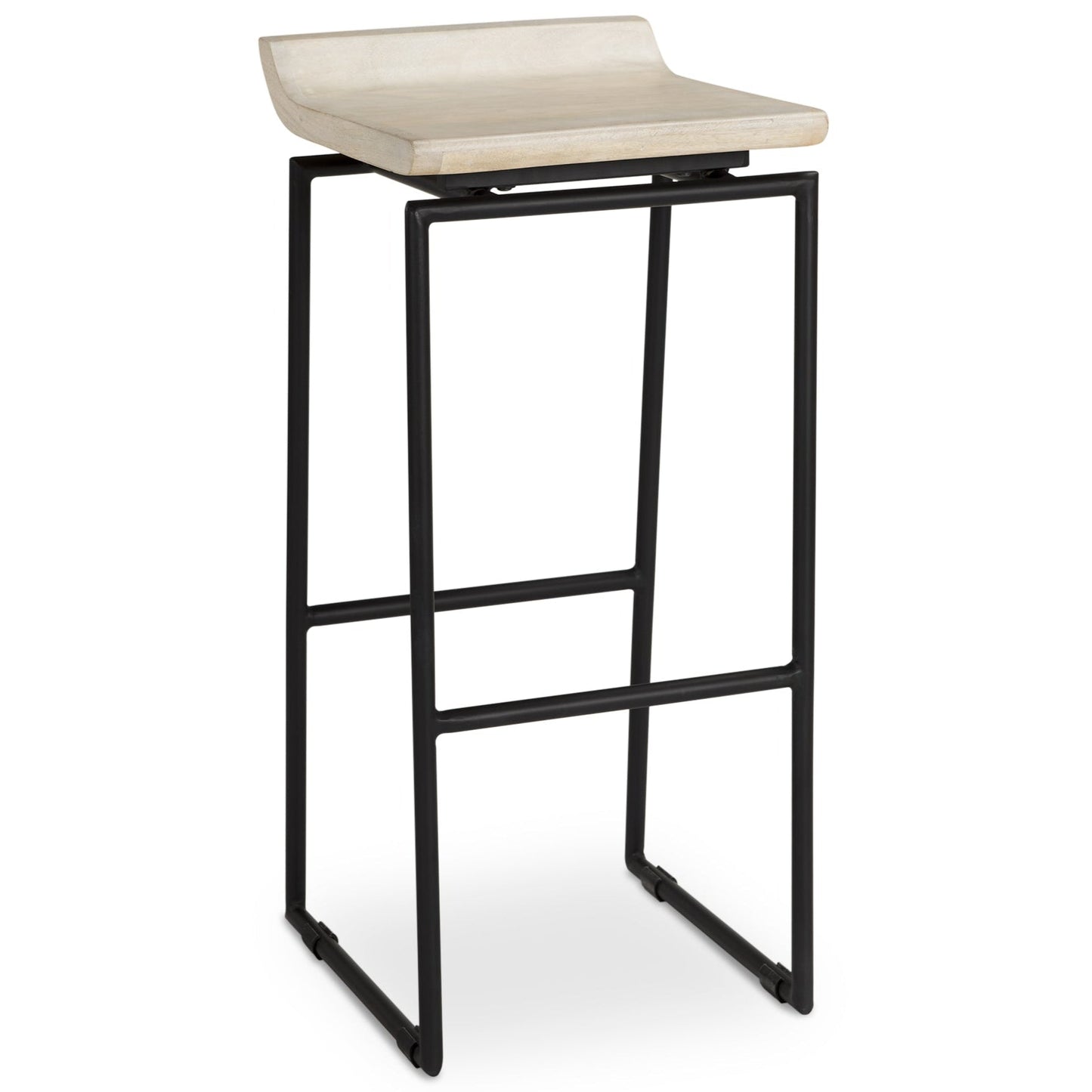 Givens Wood Top Barstool