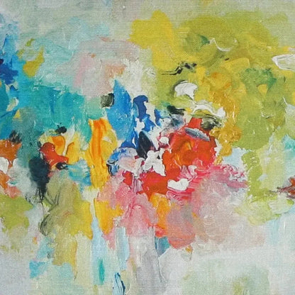 Giverny Abstract Multi Color Large Throw Pillow Insert - LOOMLAN - D.V. Kap - Throw Pillows