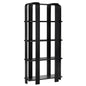 Giza Industrial Steel Black Etagere-Etageres-Noir-LOOMLAN