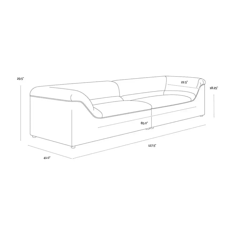 Gladys Performance Fabric Stylish Sofa - LOOMLAN - SUNPAN - Sofas & Loveseats