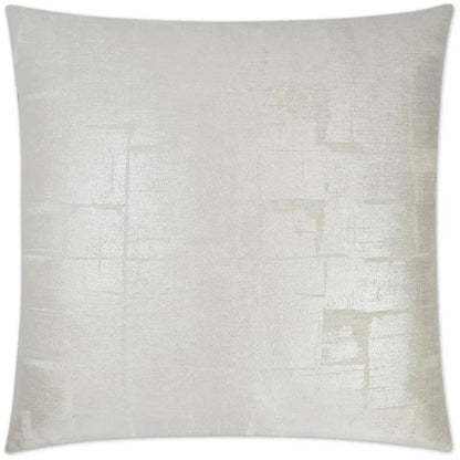 Glam Silver Throw Pillow With Insert - LOOMLAN - D.V. Kap - Throw Pillows