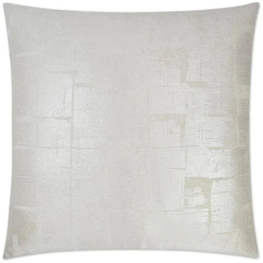 Glam Silver Throw Pillow With Insert - LOOMLAN - D.V. Kap - Throw Pillows