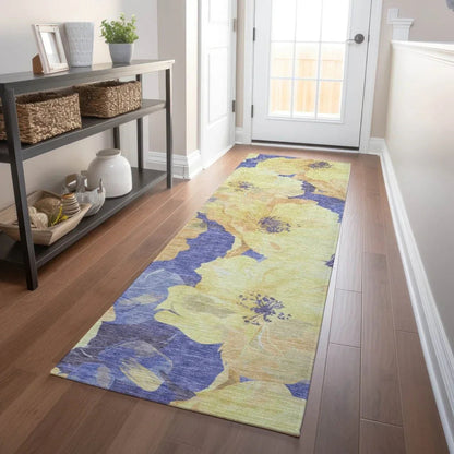 Glamore Gold Washable Indoor - Outdoor Rug - LOOMLAN - LOOMLAN Rugs - Outdoor Rugs