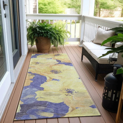 Glamore Gold Washable Indoor - Outdoor Rug - LOOMLAN - LOOMLAN Rugs - Outdoor Rugs
