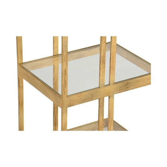 Glass Top Drinks Table - LOOMLAN - Chelsea House - Side Tables