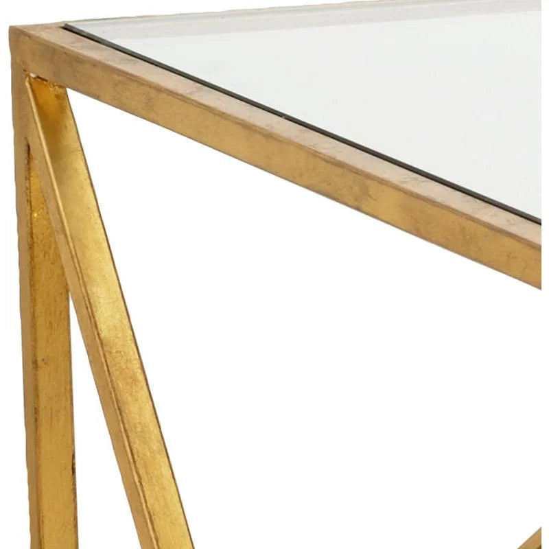 Glass Top Harlequin Rectangular Coffee Table - LOOMLAN - Chelsea House - Coffee Tables