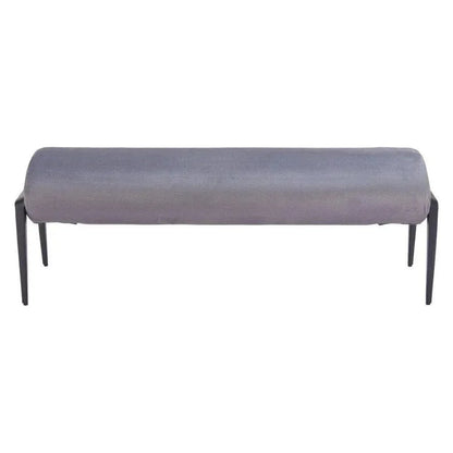 Glatt Wood and Steel Grey Bench - LOOMLAN - Zuo Modern - Bedroom Benches