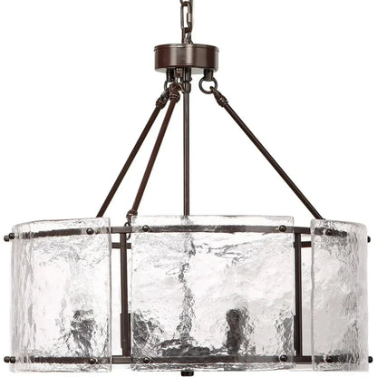 Glenn Large Metal Round Chandelier
