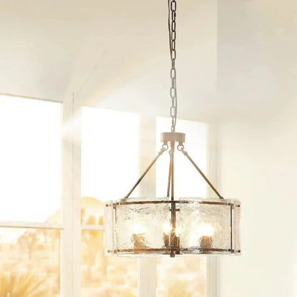 Glenn Large Metal Round Chandelier