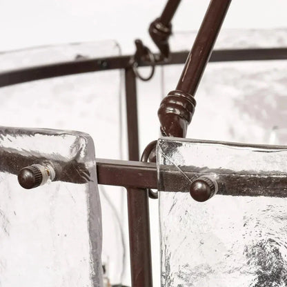 Glenn Large Metal Round Chandelier