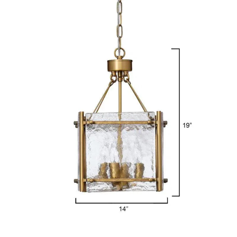 Glenn Small Metal Square Chandelier